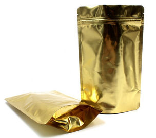 황금 알루미늄 Re밀봉 가능 포장은 대마/향미료 향 안전을 위한 냄새 증거를 자루에 넣습니다