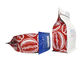 Block Bottom Flat Bottom Coffee Bags , Coffee Stand Up Pouch With Pull Zipper